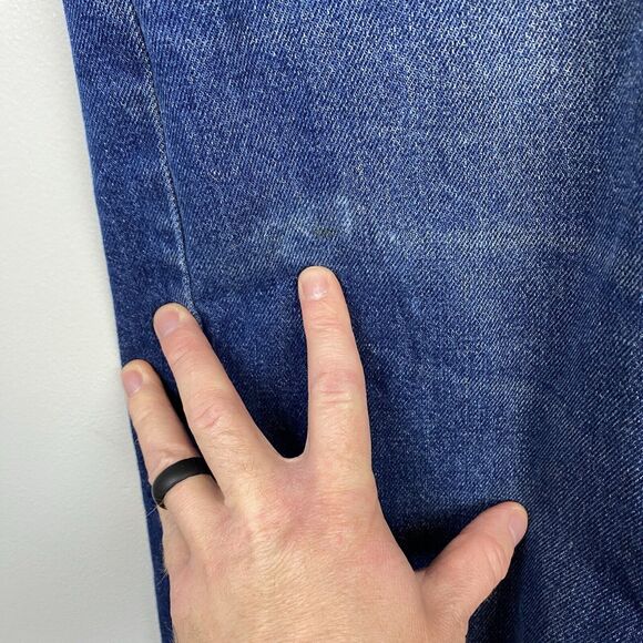 Levis Jeans Men's 44x30 Blue 80s‎ VTG Orange Tab 20505-0216 Made in USA Vintage - Picture 3 of 16